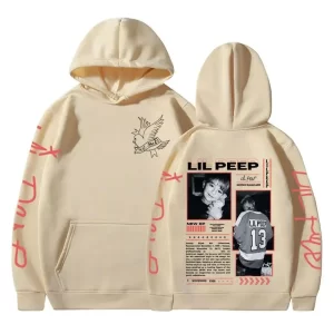 Fashion Hip Hop Retro Sweatshirts Rapper Lil Peep Crybaby Hellboy Hoodies Casual Clothing Oversized Fleece Pullovers Unisex
