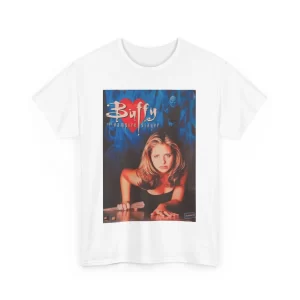 Y2k Streetwear Clothes Classic Tv Show Buffy The Vampire Slayer Print T-shirt Men's Women's Classic Cotton T-shirt Oversized Tee